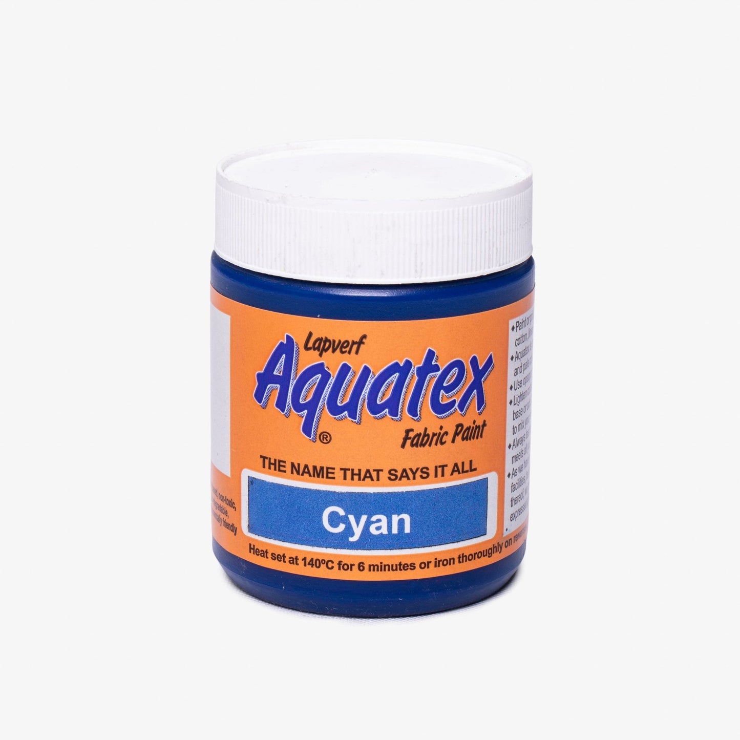 Fabric Paint Cyan Blue 100ml - Ragland Fabrics