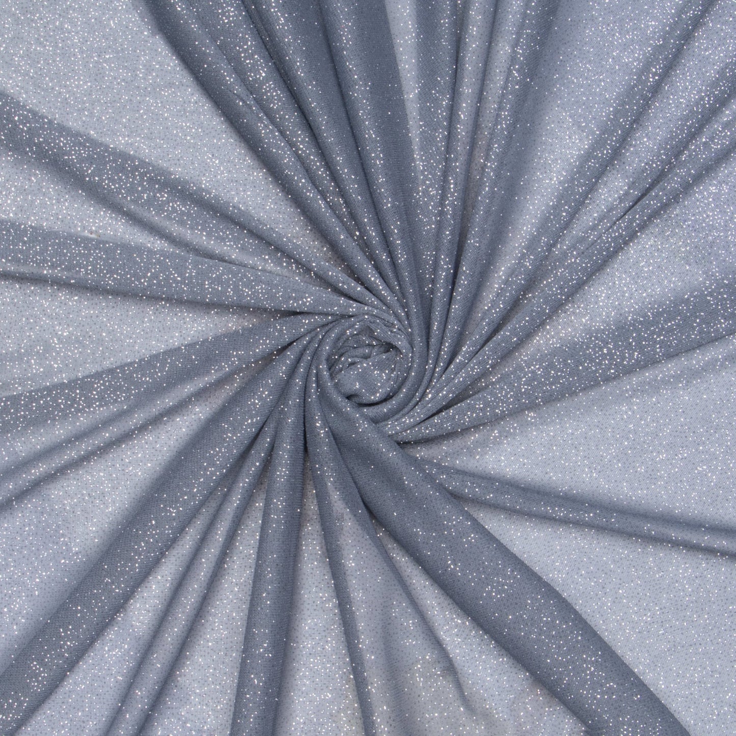 Metallic Stretch Mesh Silver - Ragland Fabrics