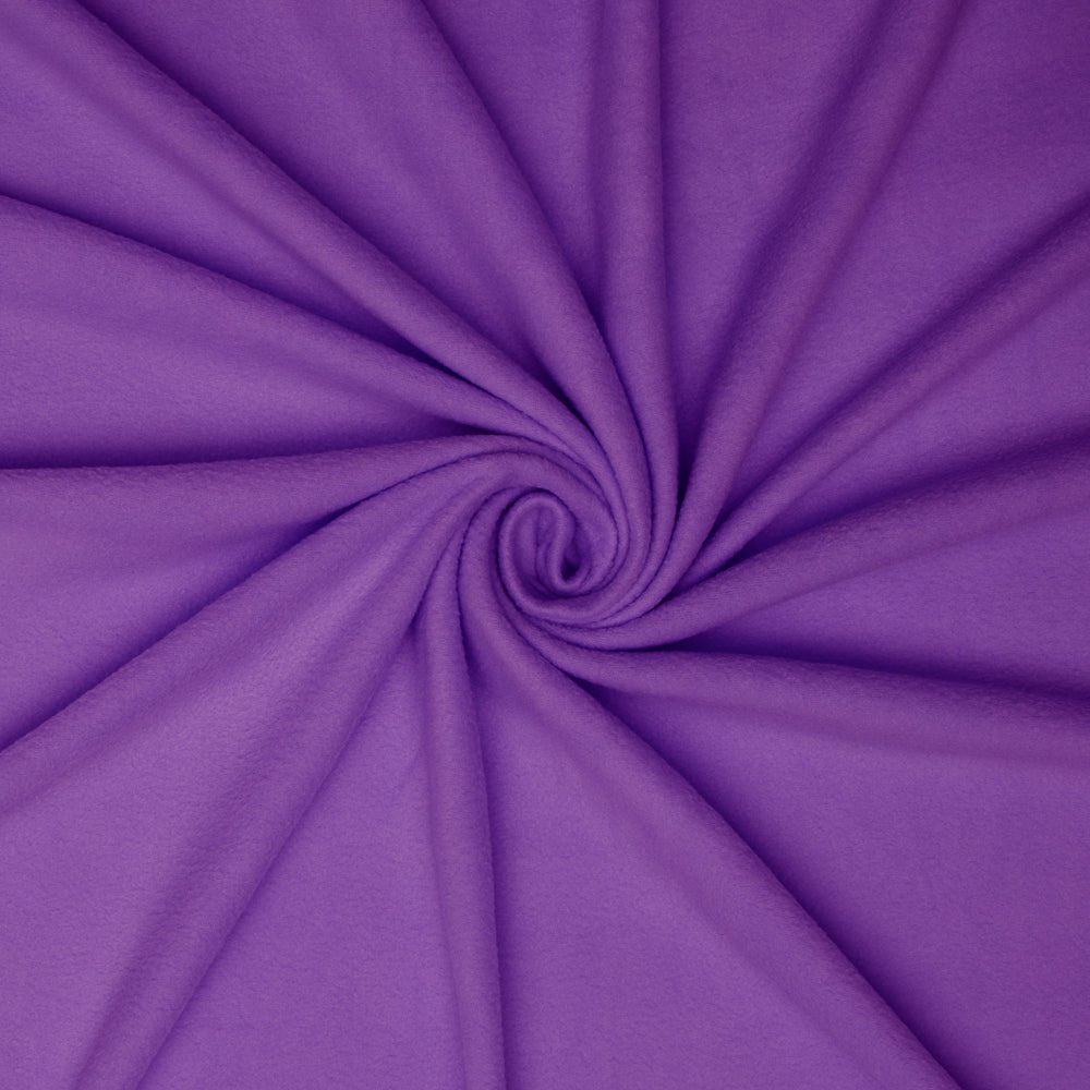 Plain Polar Fleece Purple 140cm - Ragland Fabrics