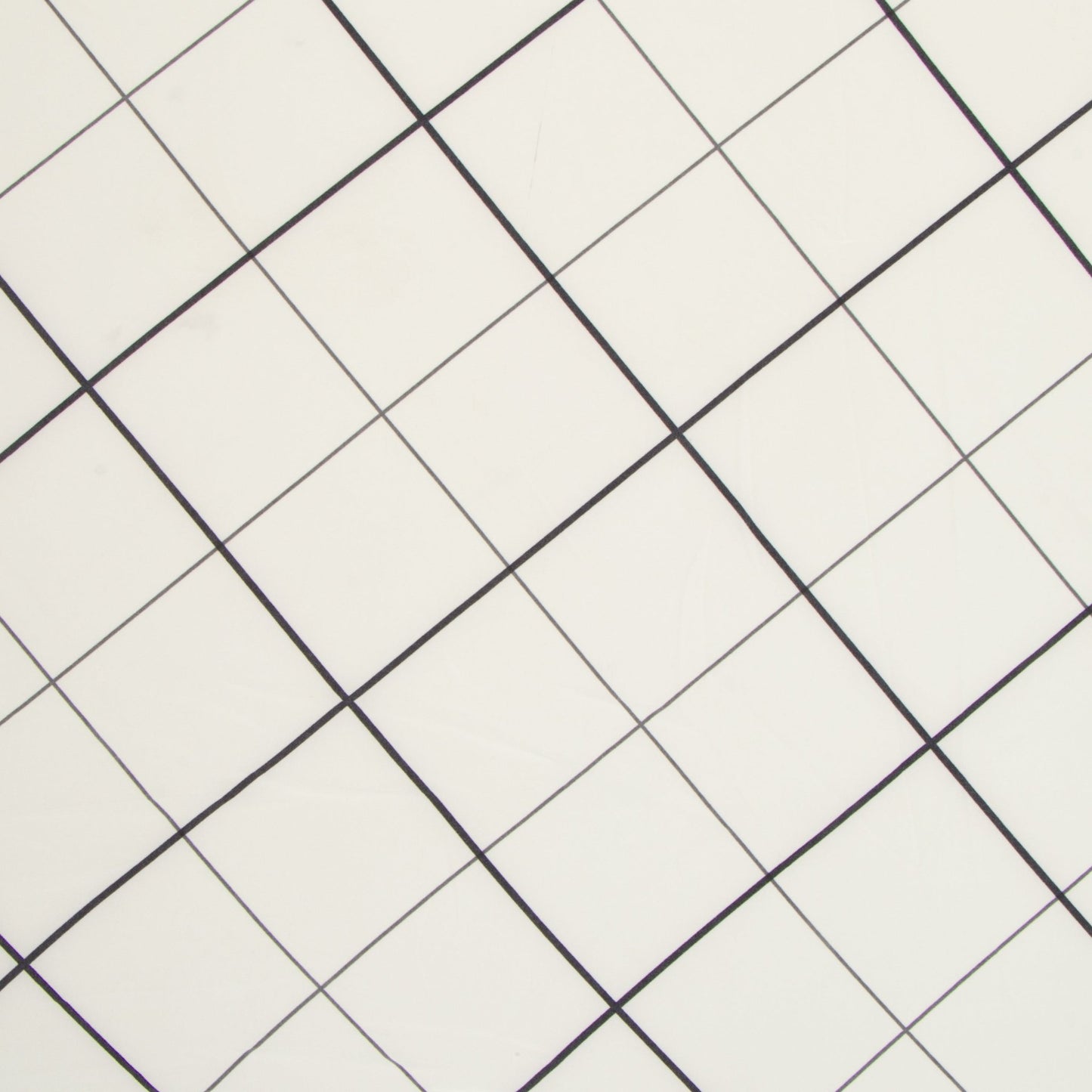Cream & Black Print Poly - Woven - Ragland Fabrics