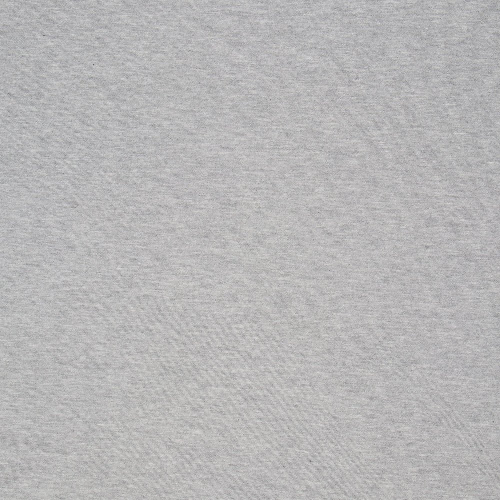 Track Suiting Brushed Cotton Light Melange Grey - Ragland Fabrics