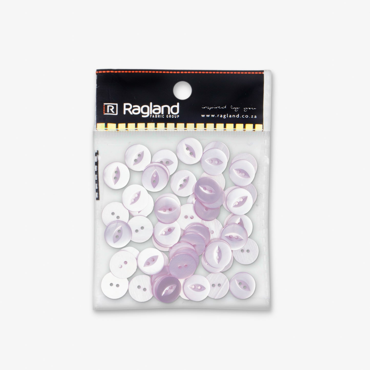 Buttons Fish Eye Baby Pink - 19mm - Ragland Fabrics