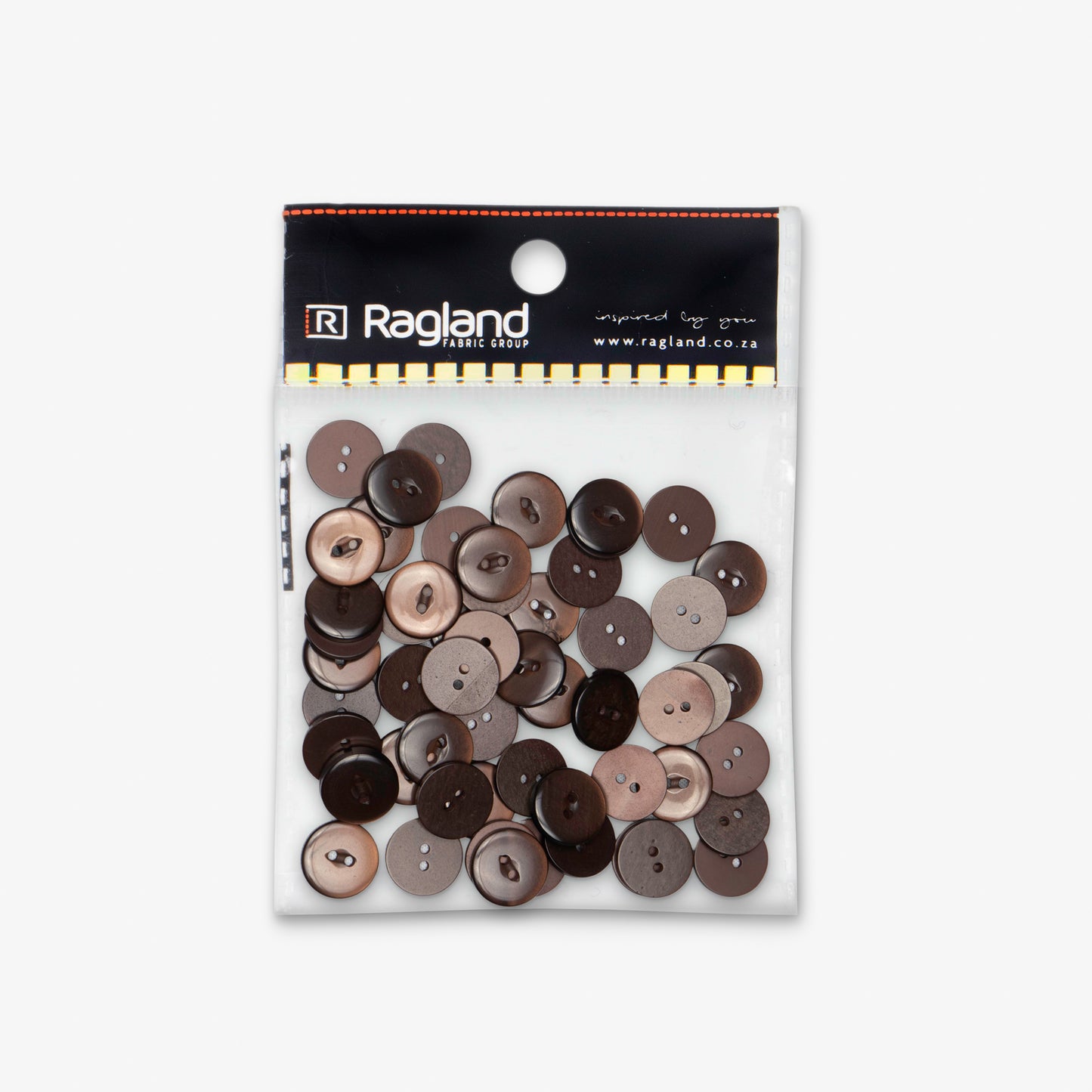 Buttons Fish Eye Brown - 19mm - Ragland Fabrics