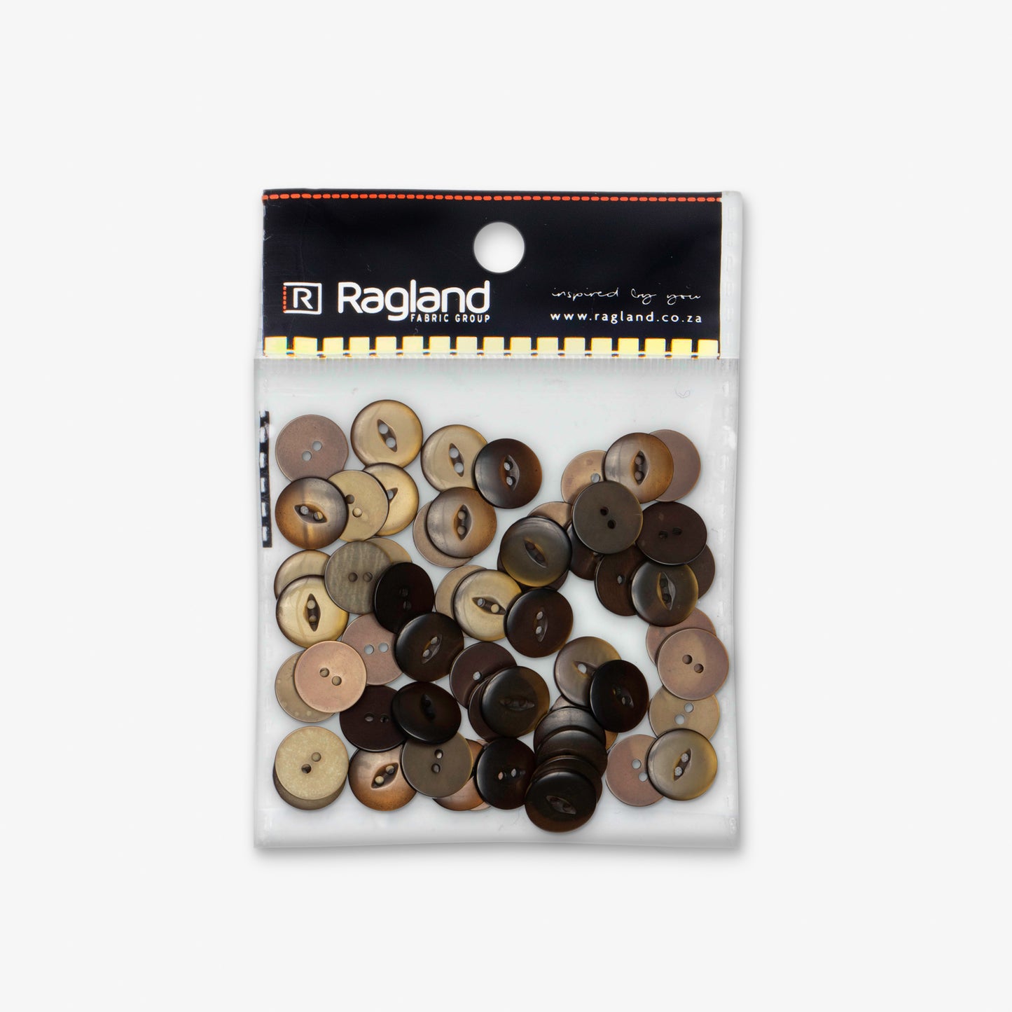 Buttons Fish Eye Olive - 19mm - Ragland Fabrics