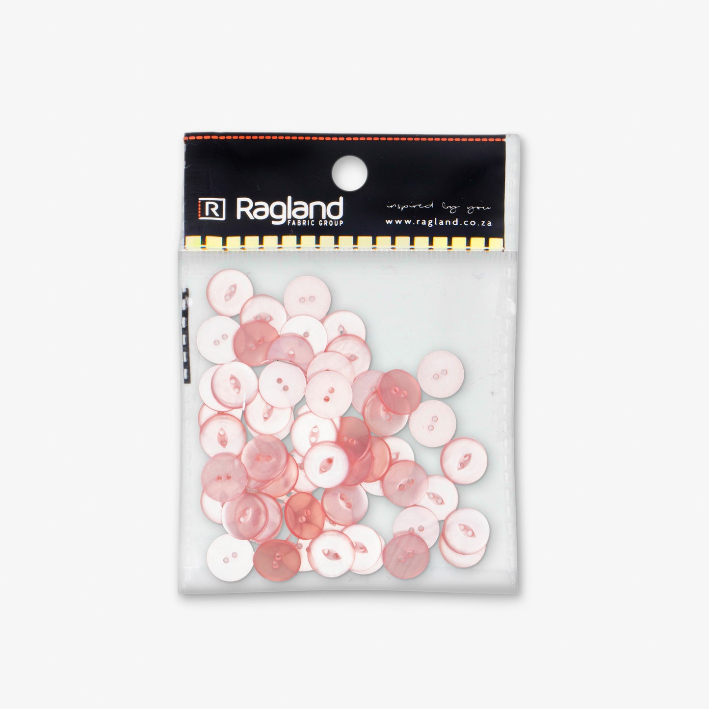 Buttons Fish Eye Peach - 19mm - Ragland Fabrics