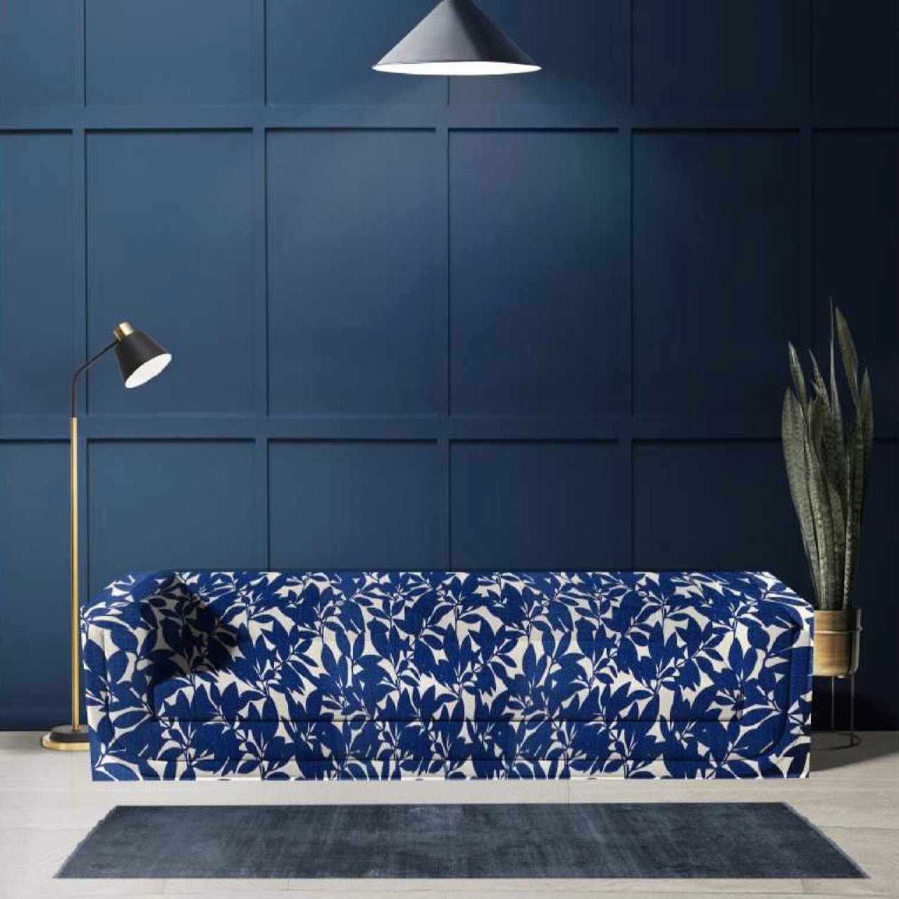 Babylon Eden Night Flower Fig Linen Look - Ragland Fabrics