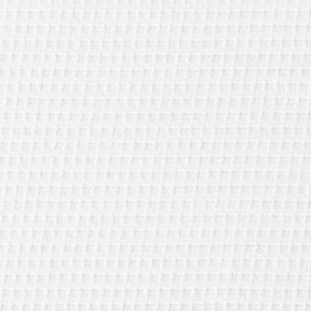 Waffle Cloth White - Ragland Fabrics