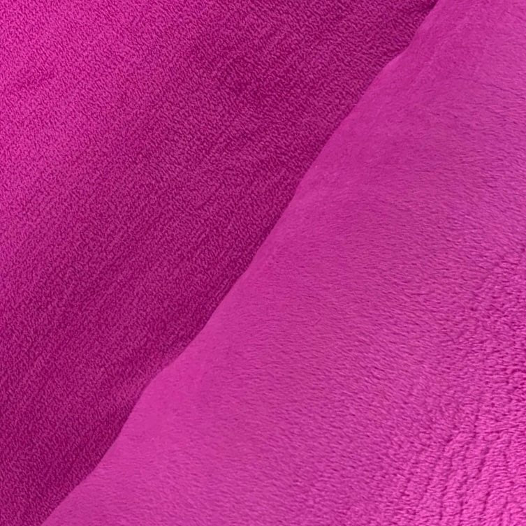Coral Fleece Plain Magenta - Ragland Fabrics