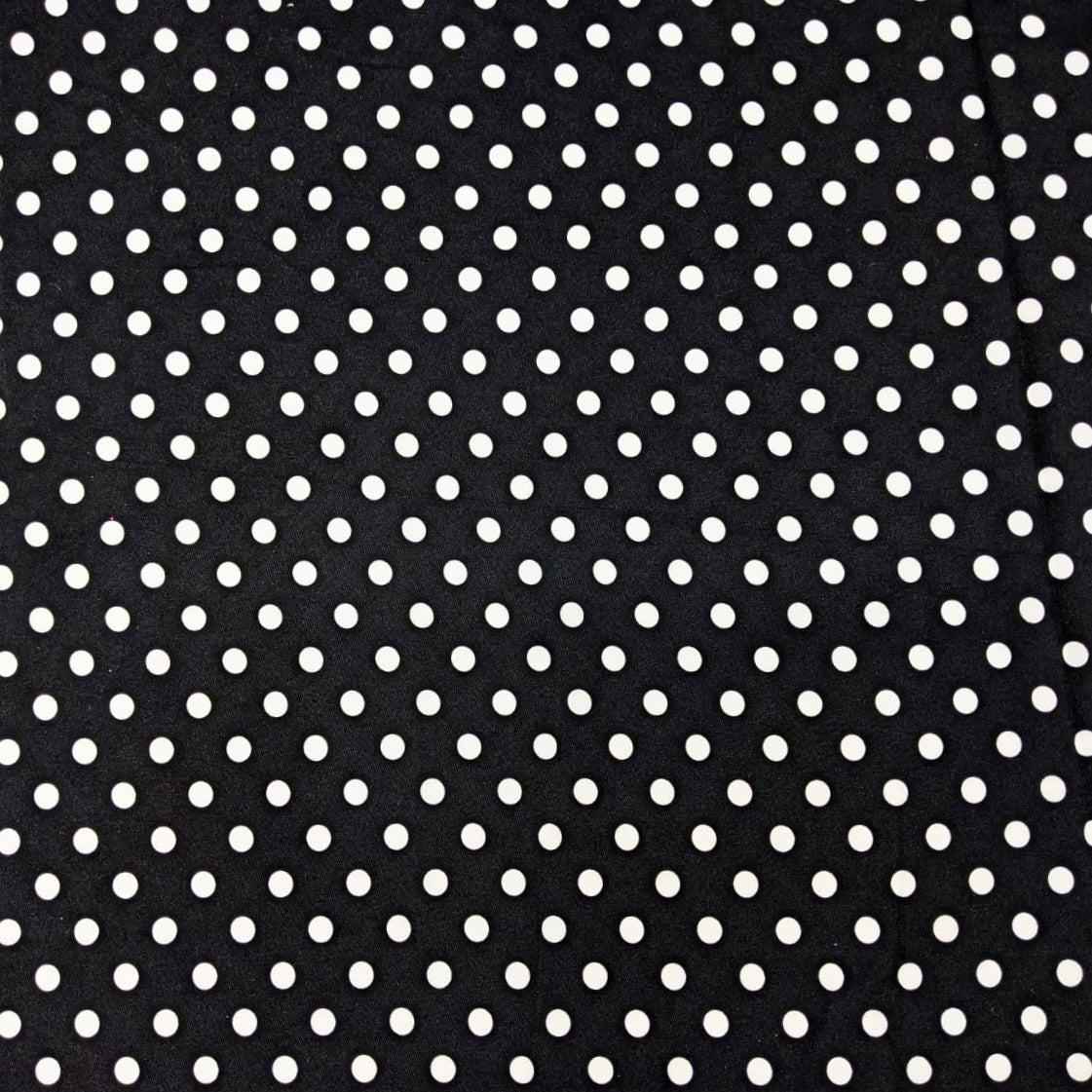 Mini Matt Black/White Dot - Ragland Fabrics