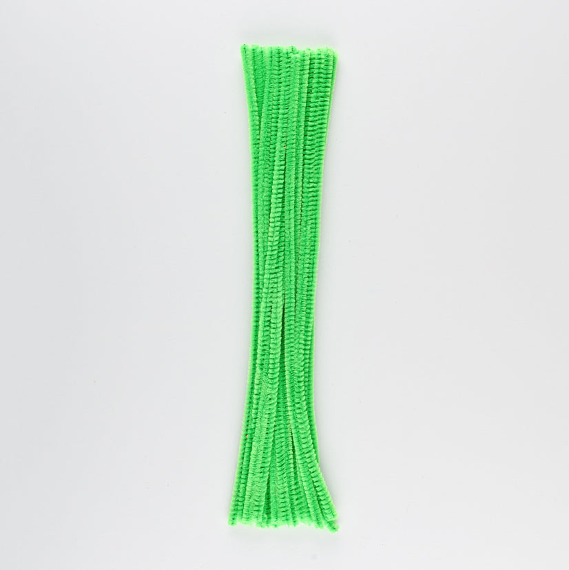 Chenille Sticks (10per Pack) - Lime CB06