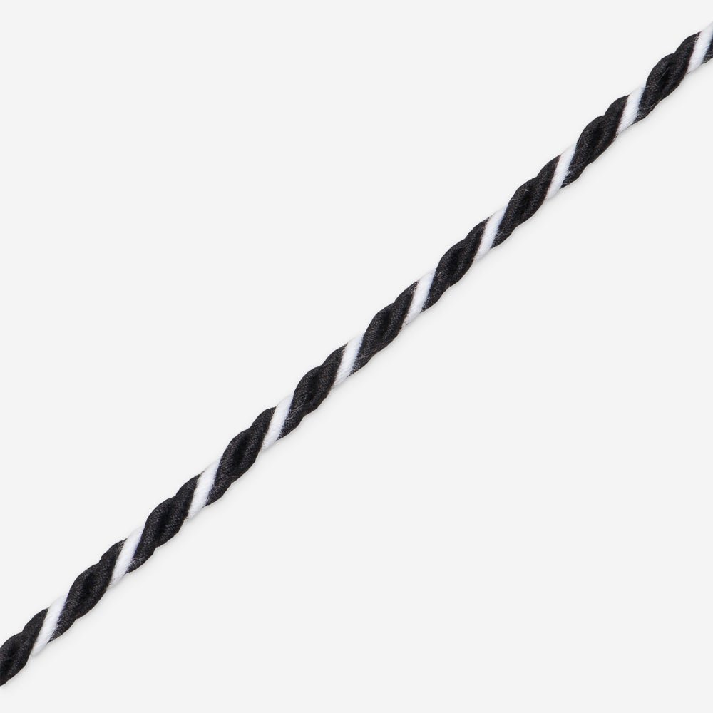 Blazer Cord - Black/White Twist - Ragland Fabrics