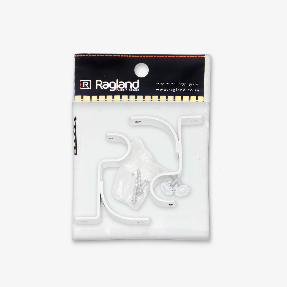 Fancy Bracket White (Pack of 2) - Ragland Fabrics