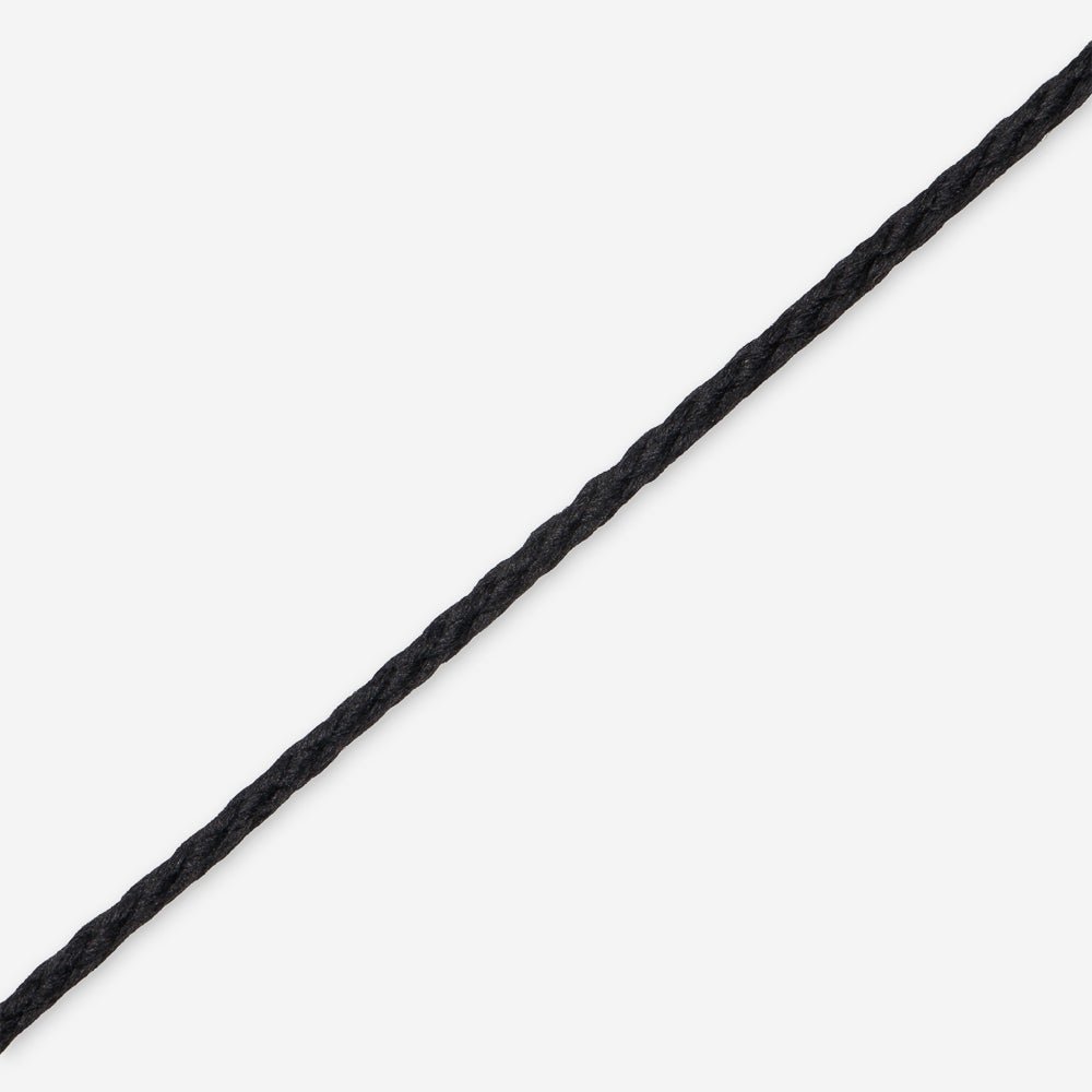 Draw Cord 6mm Black (25m) - Ragland Fabrics