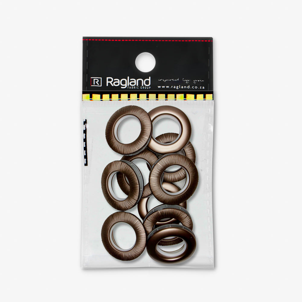 Curtain Eyelet Rings PVC (Pack of 10)