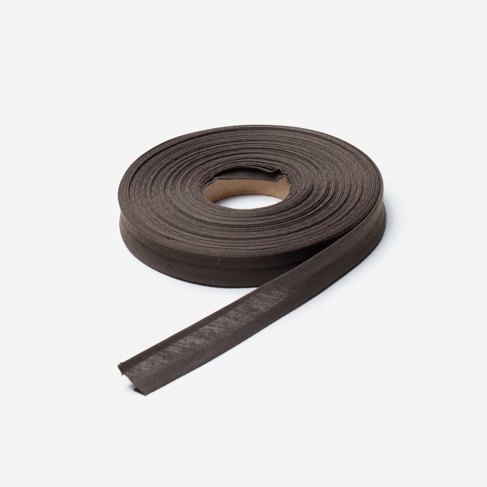 Bias Binding 15mm (20m Rolls) - Chocolate Brown