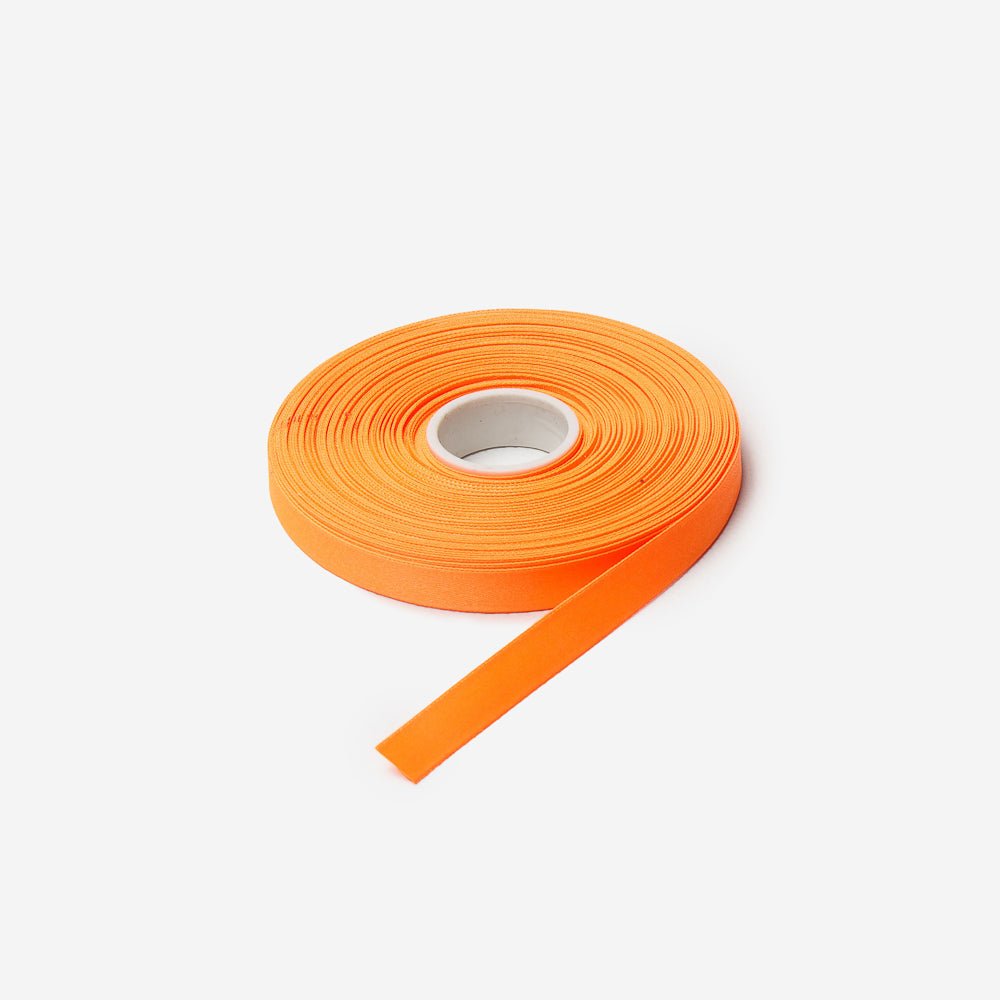 Satin Ribbon 10mm Orange (20met) CLEARANCE - Ragland Fabrics