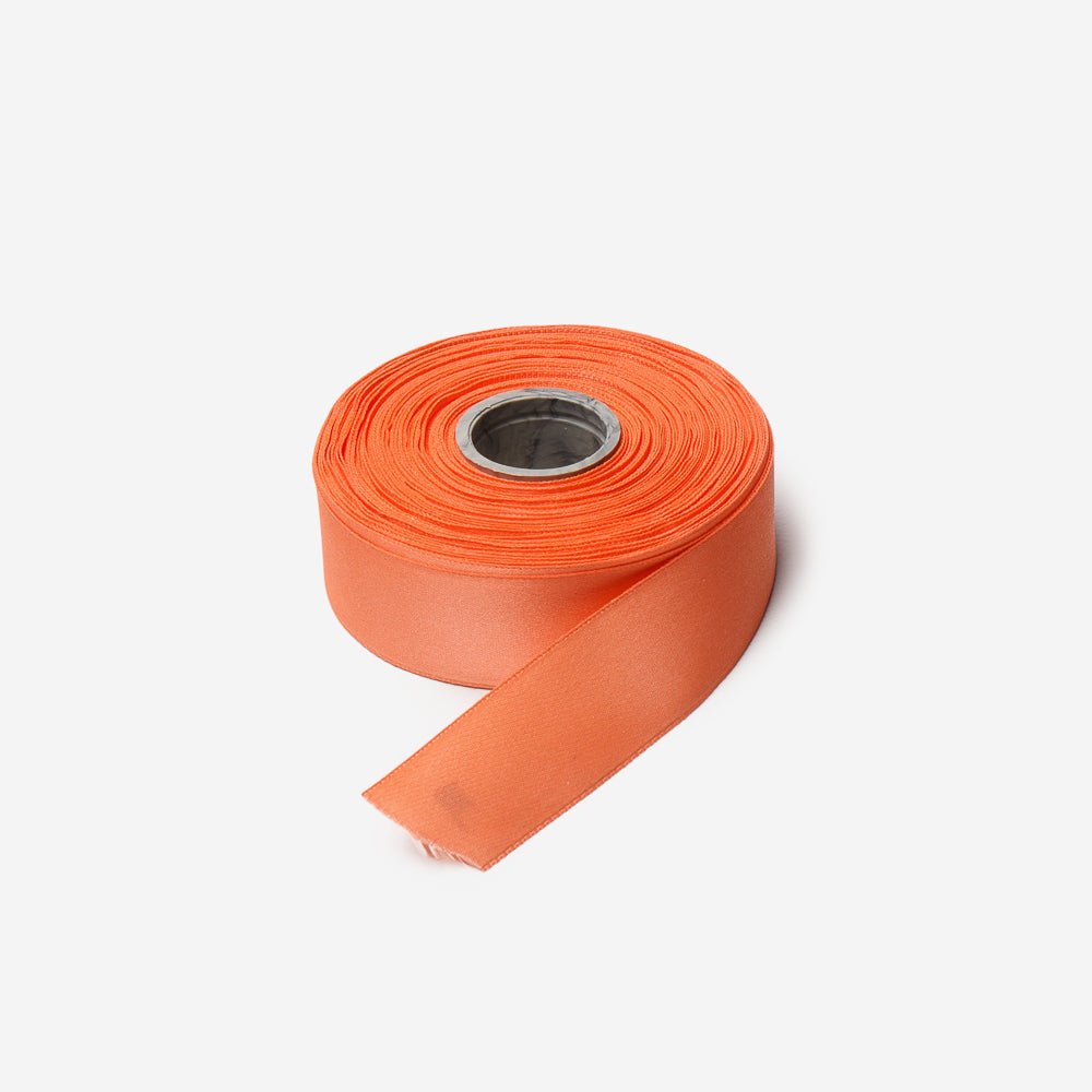 Satin Ribbon 25mm Apricot (20met) - CLEARANCE - Ragland Fabrics