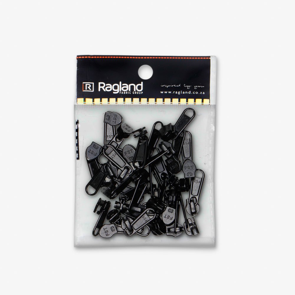 Sliders Type 5 Non Lock Black 310 - Ragland Fabrics