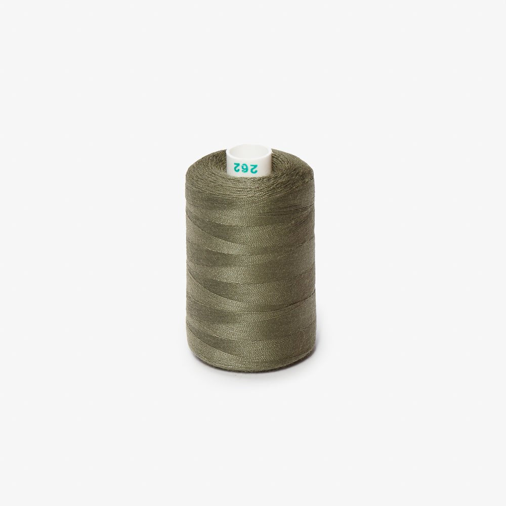Thread 1000met Reel Dark Olive 408 - Ragland Fabrics