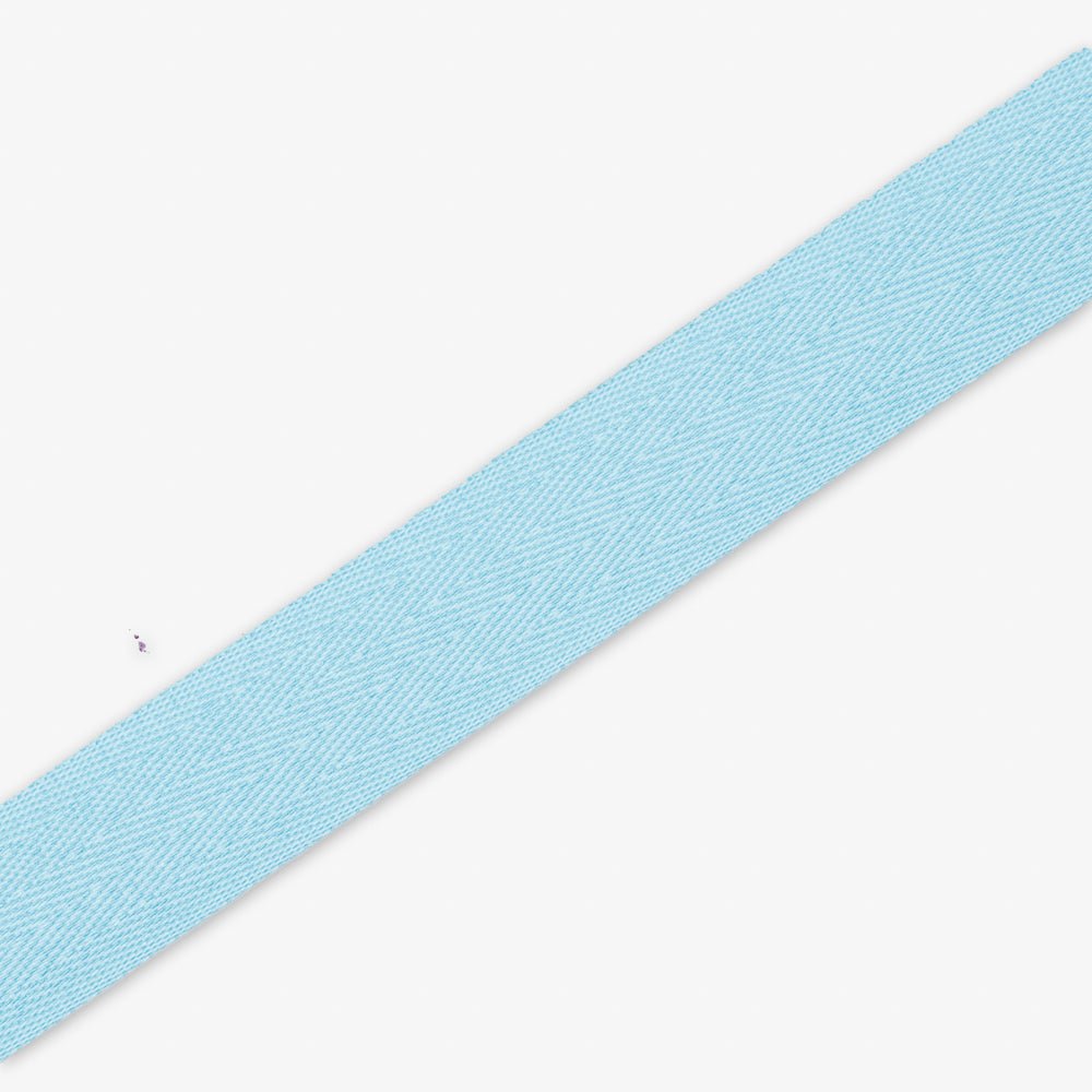 Twill Tape Polyester Baby Blue 27 25mm - Ragland Fabrics