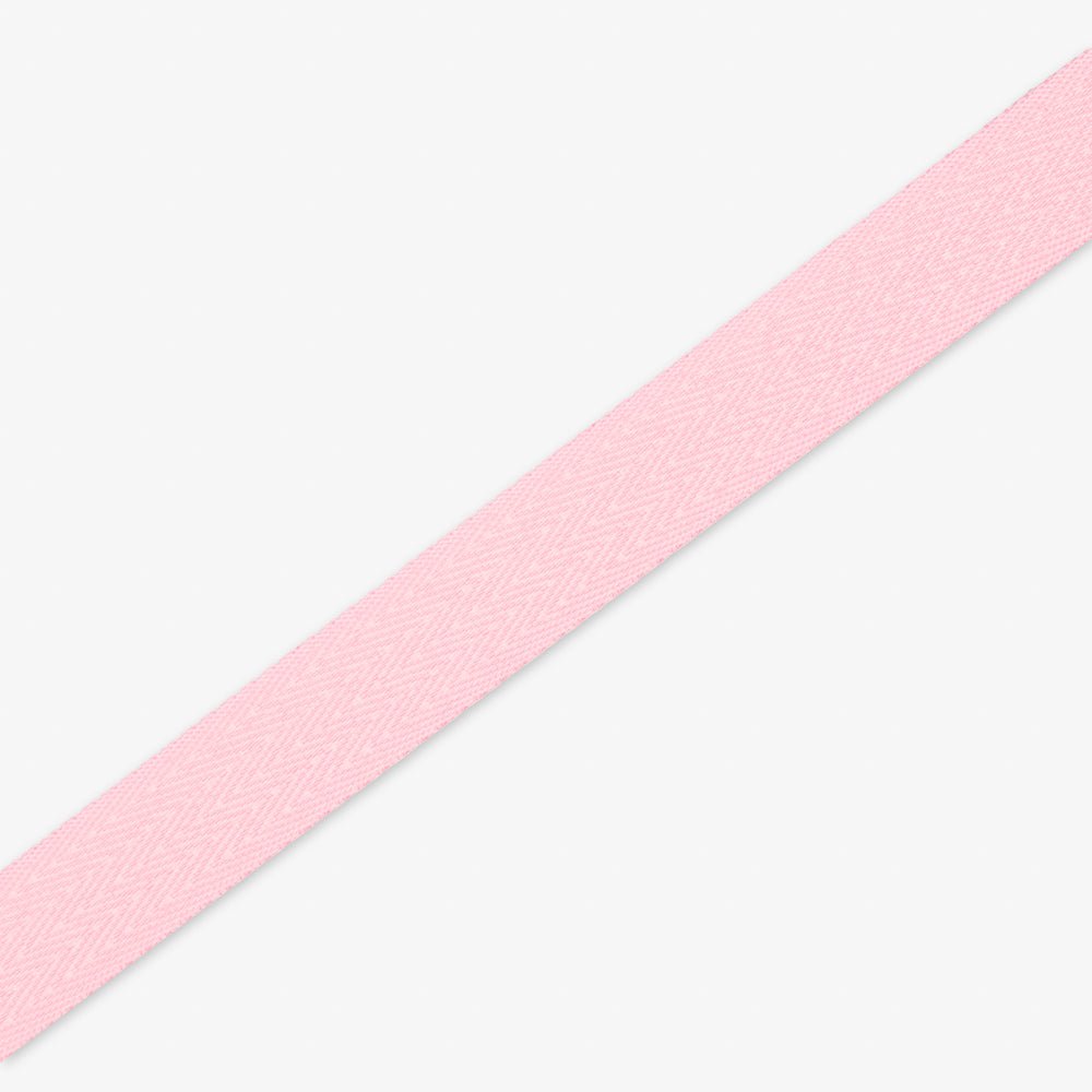 Twill Tape Polyester Baby Pink 45 20mm - Ragland Fabrics