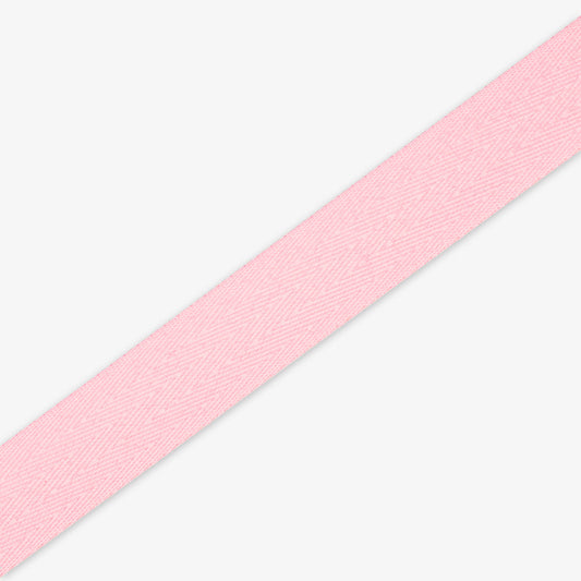 Twill Tape Polyester Baby Pink #45 25mm (100m)