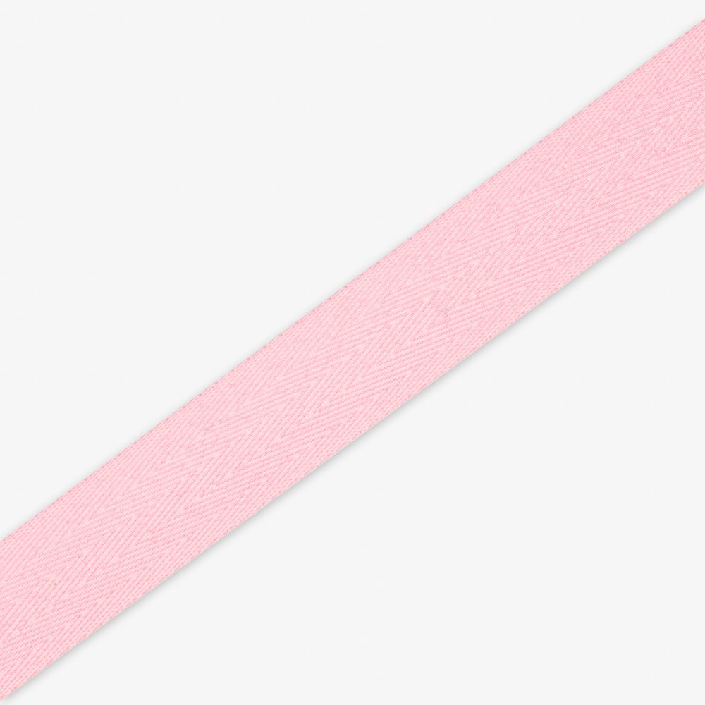 Twill Tape Polyester Baby Pink 45 25mm - Ragland Fabrics