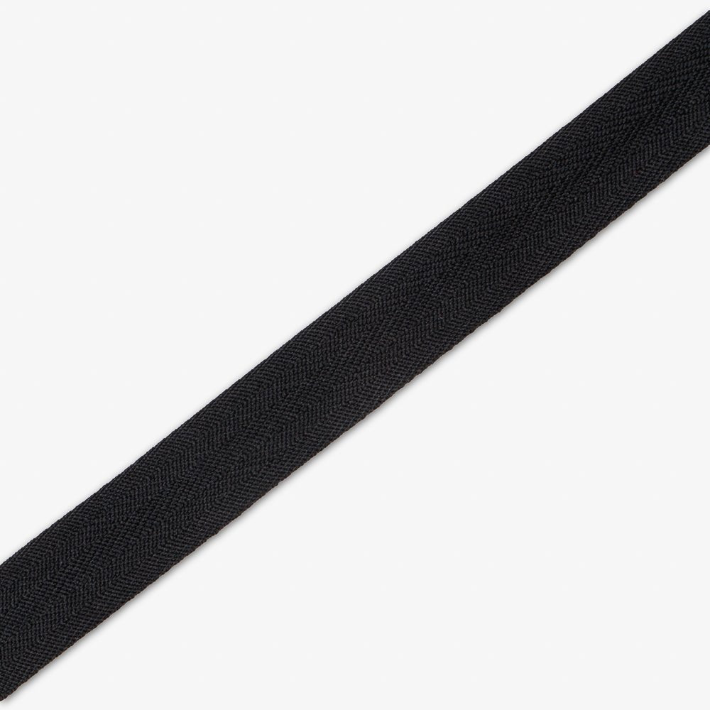 Twill Tape Polyester Black 1 20mm - Ragland Fabrics