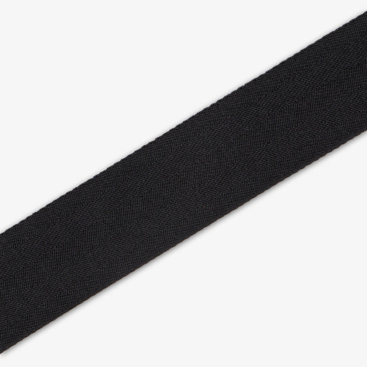 Twill Tape Polyester Black #1 38mm (100m)