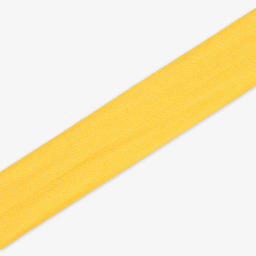 Twill Tape Polyester Yellow 25mm