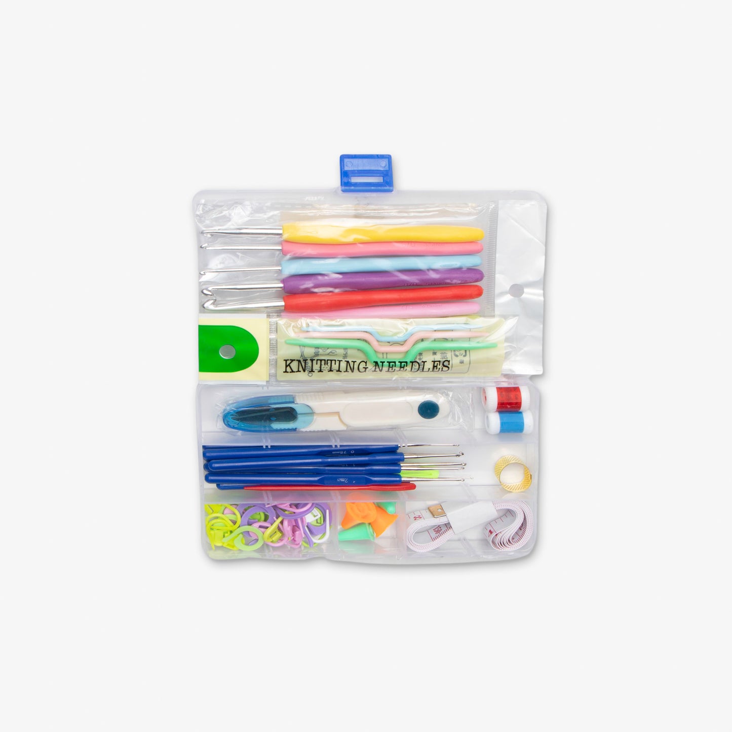 Crochet Hook Set - Plastic Box Set - Ragland Fabrics