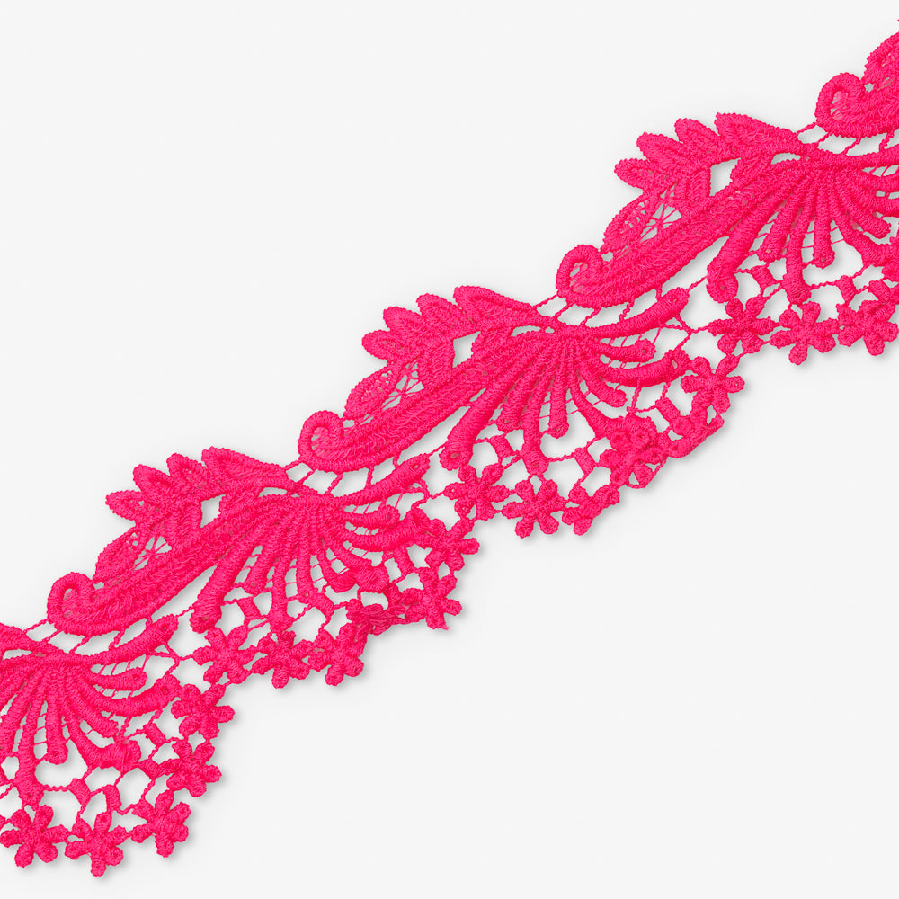 Lace Cotton Des.1 Cerise