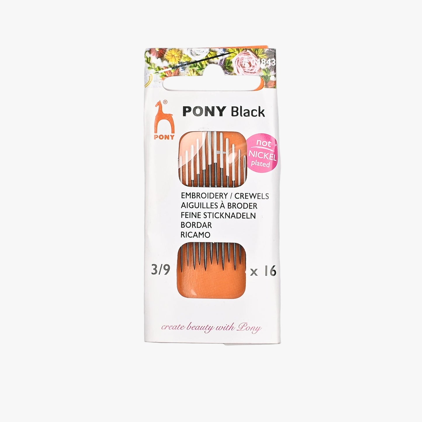 Pony Crewels 3/9 Needles - Ragland Fabrics