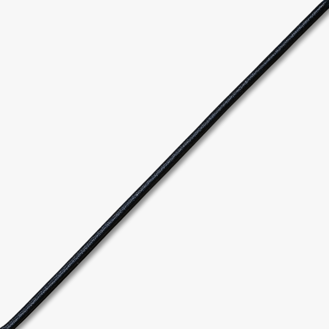 Hat Elastic BLACK (2.5mm) - Ragland Fabrics