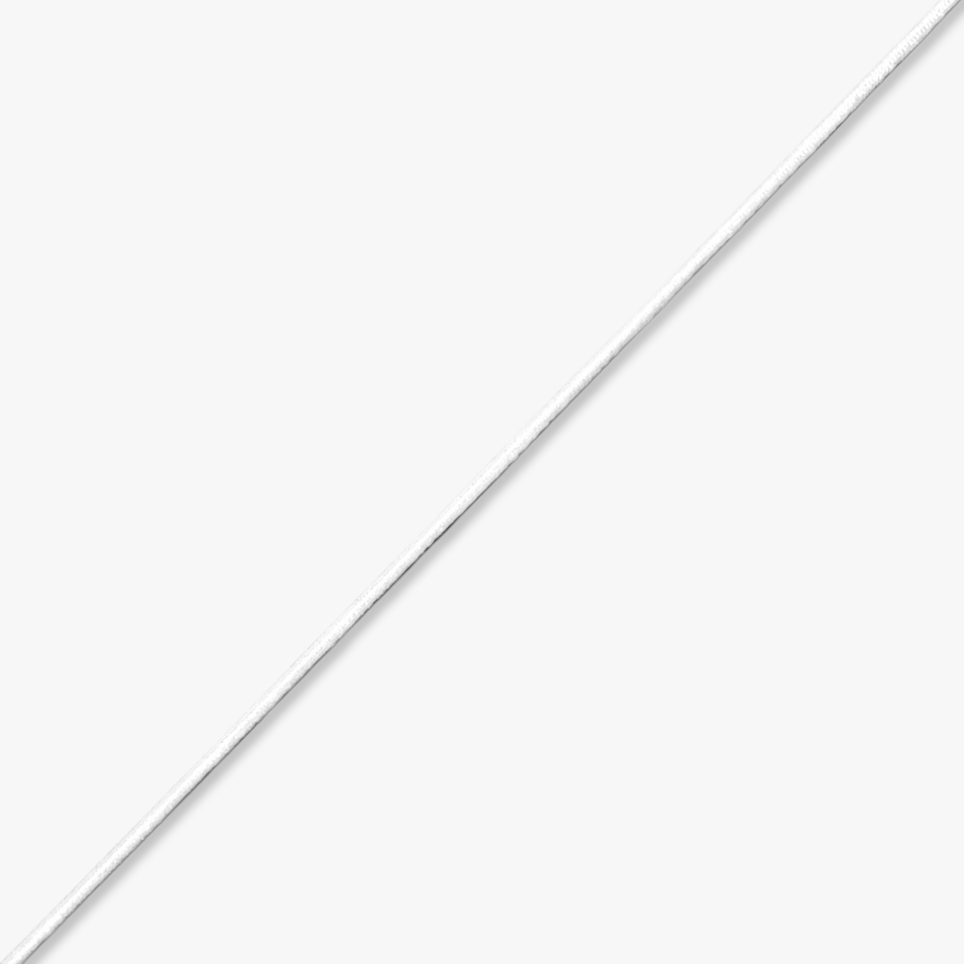Hat Elastic White (1.0mm) - Ragland Fabrics