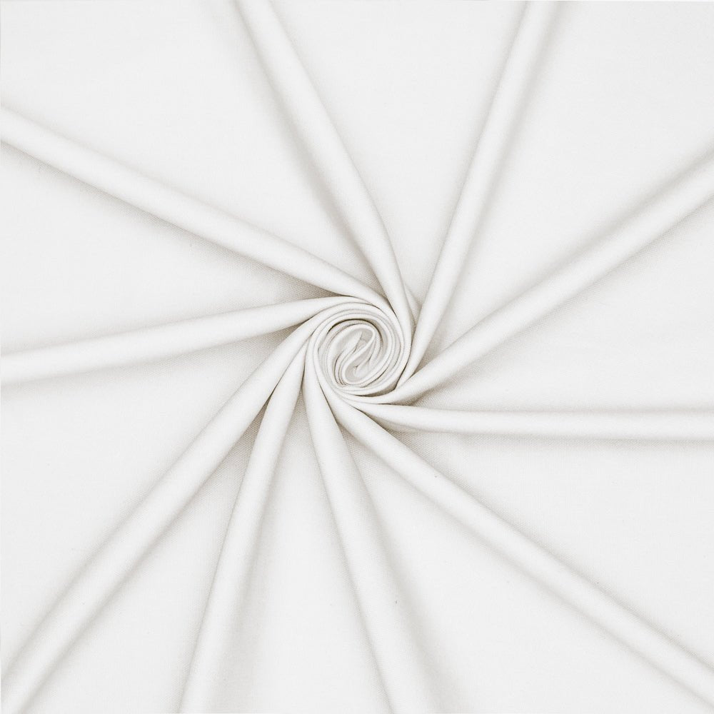 Hopsack Weave Fabric White 140cm - Ragland Fabrics