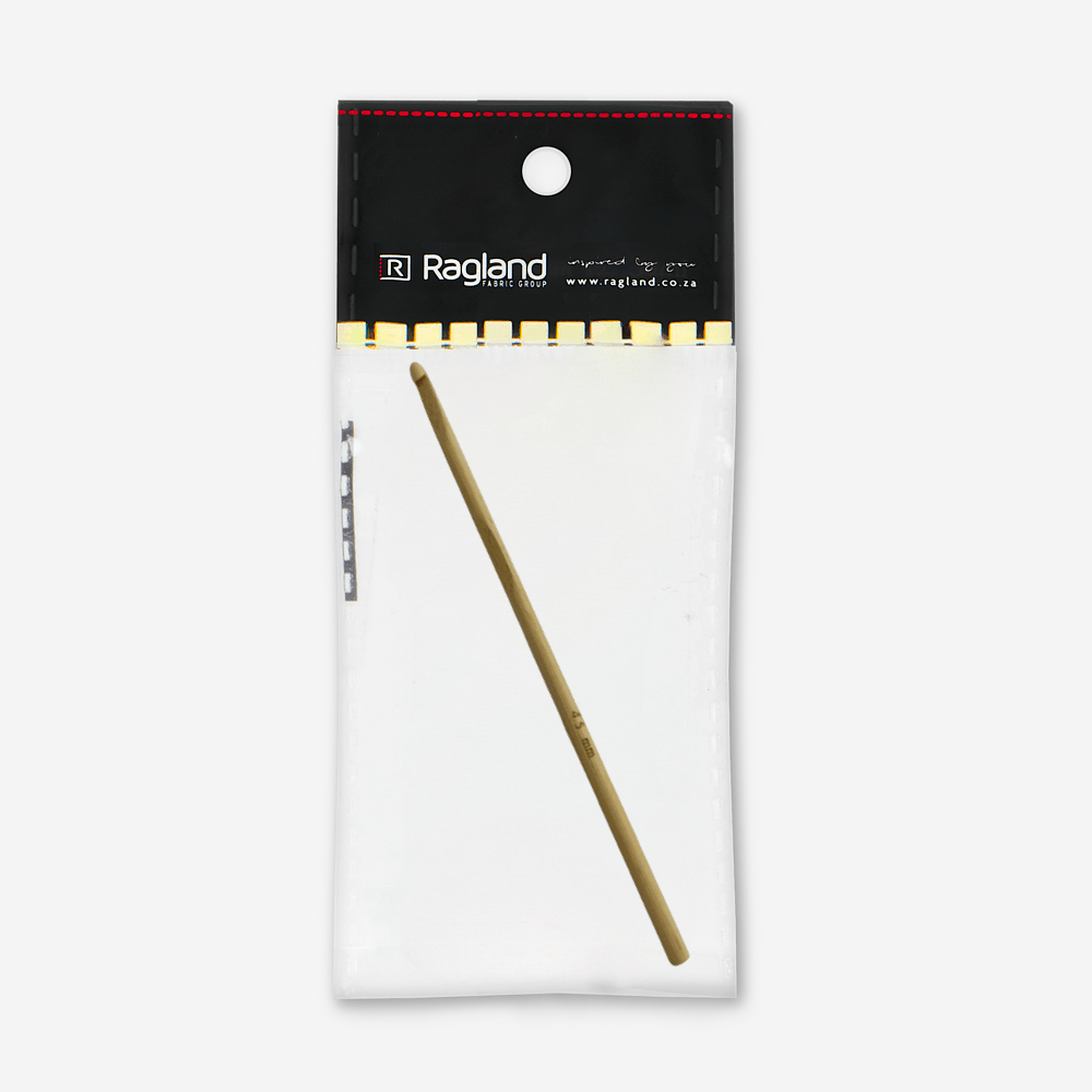 Bamboo Crochet Hooks 4.50mm - Ragland Fabrics