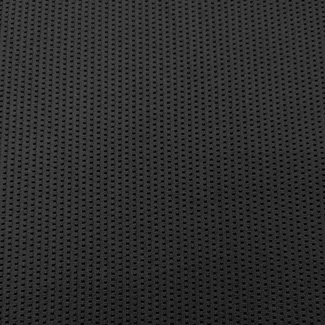 Stretch Eyelet Mesh Black