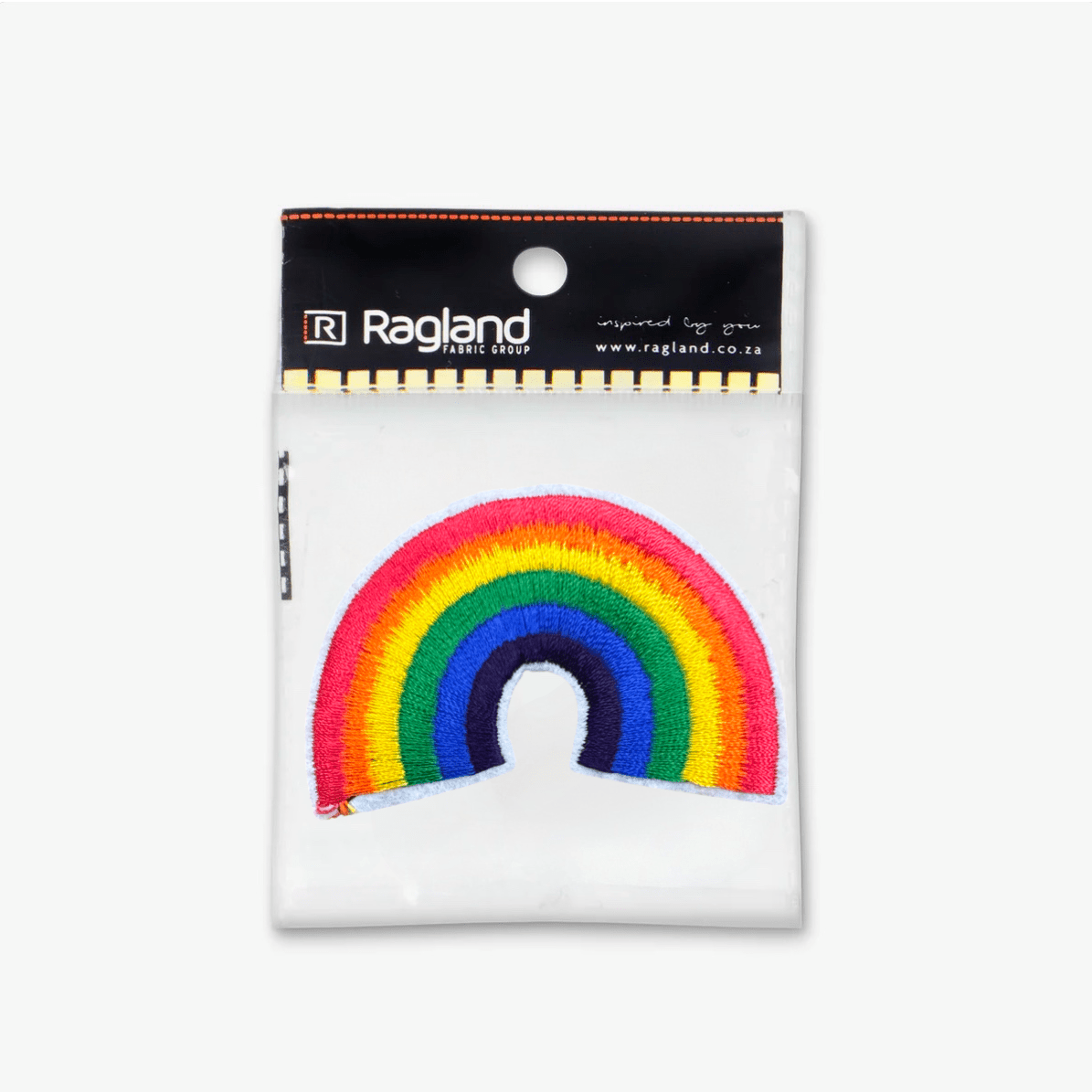 Motif Iron On Badge - RAINBOW - Ragland Fabrics