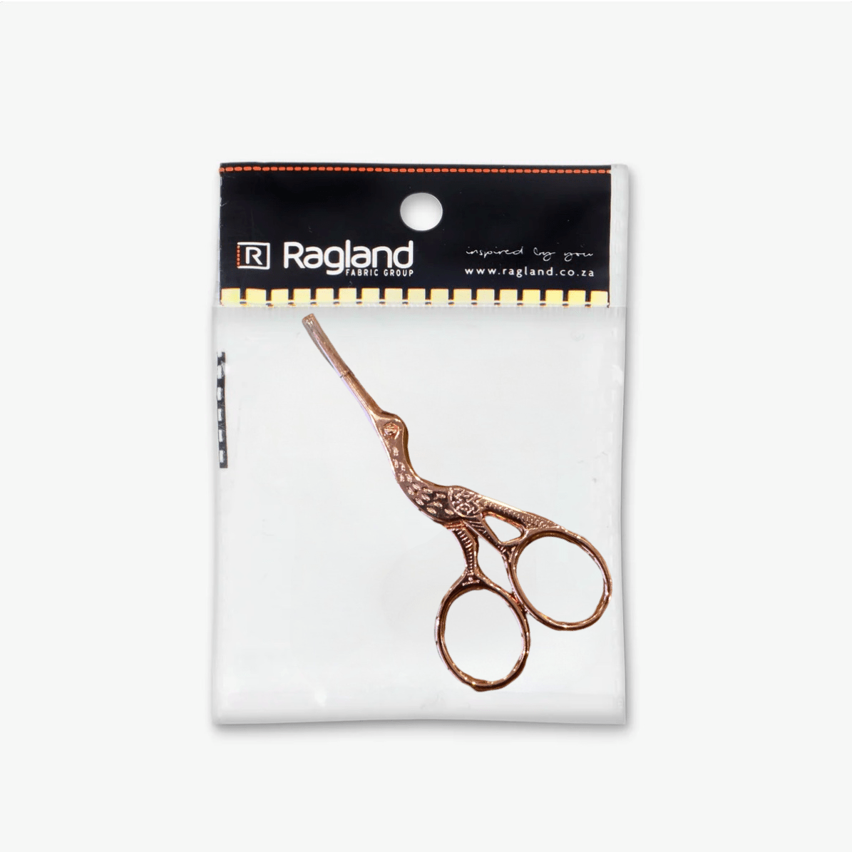 Stork Embroidery Scissors Rose Gold - Ragland Fabrics