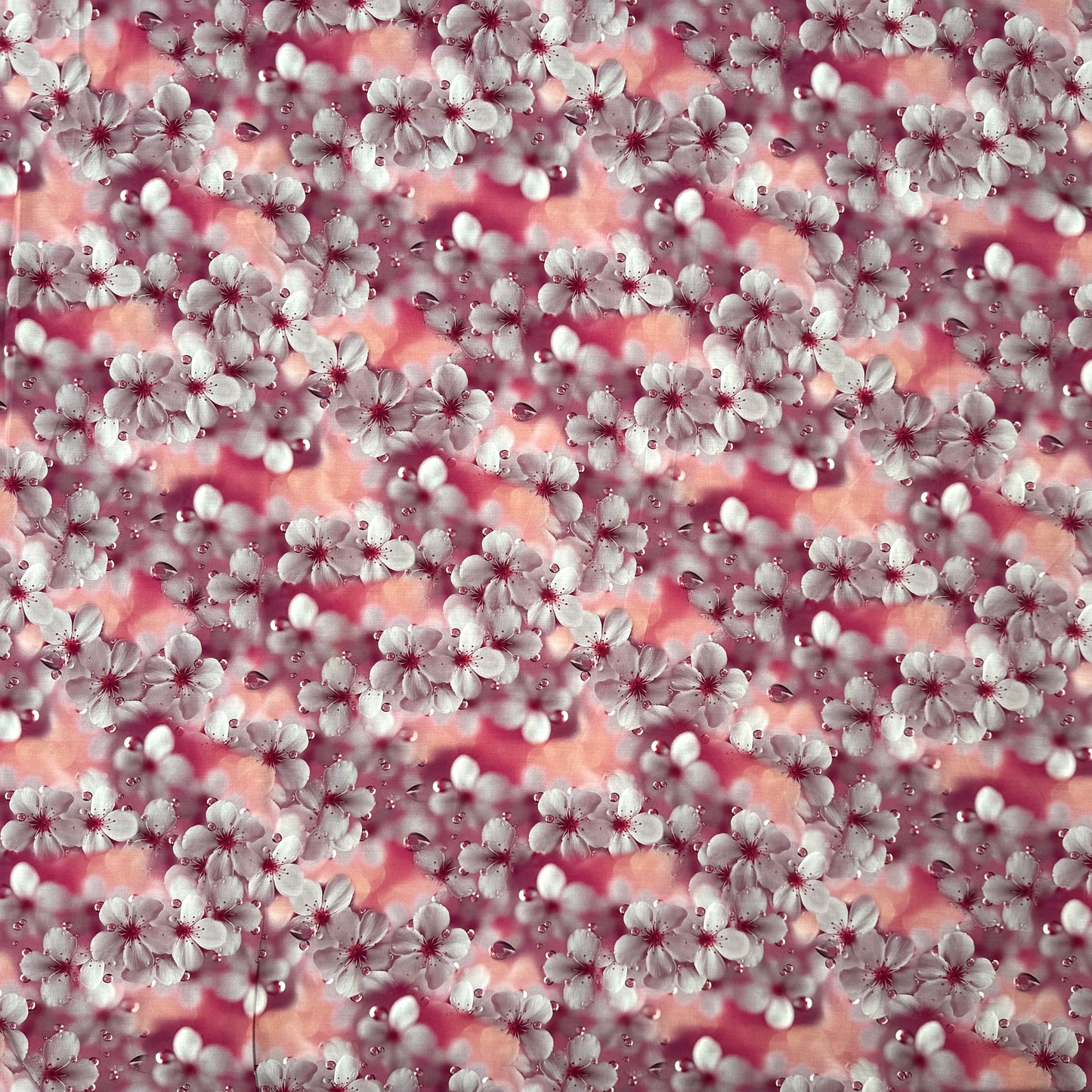 Viscose Printed Challis Floral Sunset