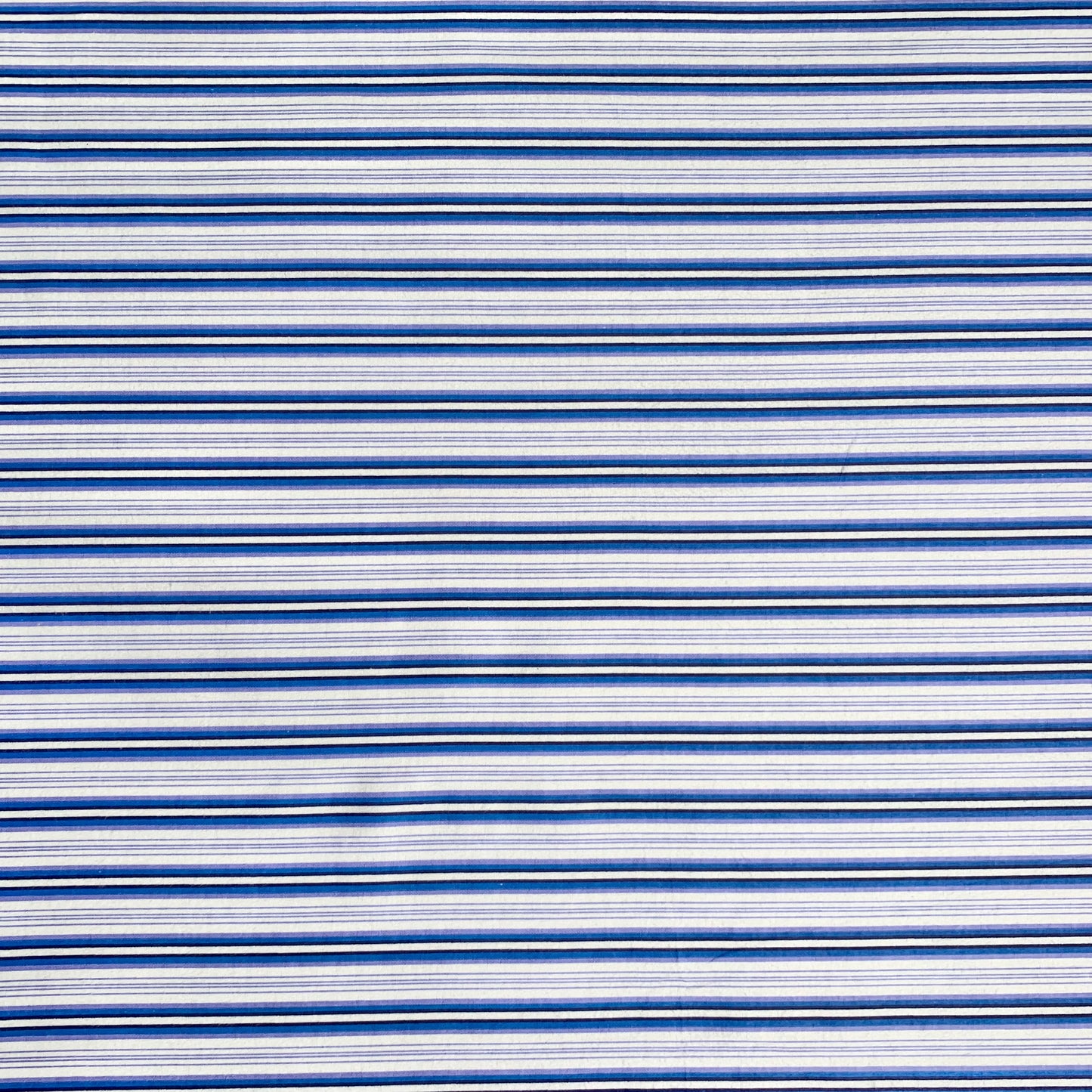 Flannel Brushed Cotton | Stripe Blue #2