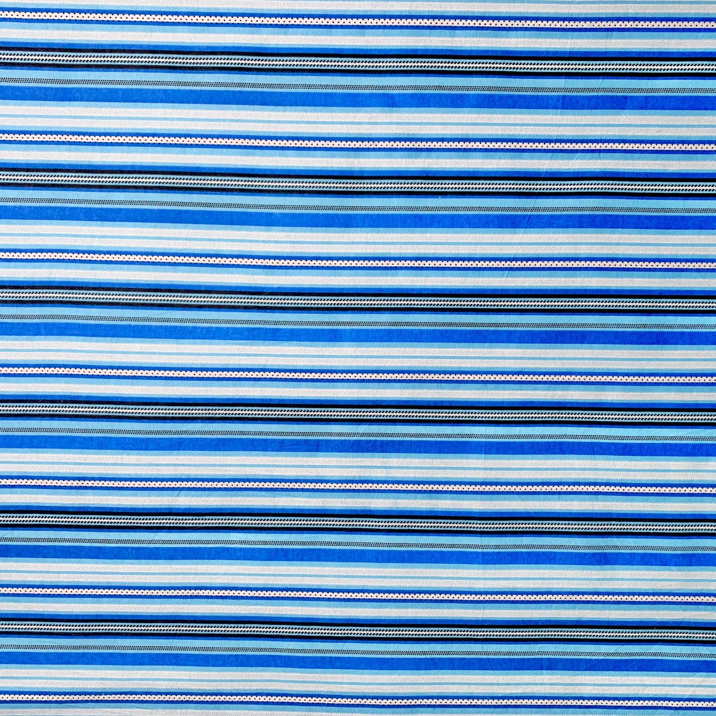 Flannel Brushed Cotton | Stripe Blue #3
