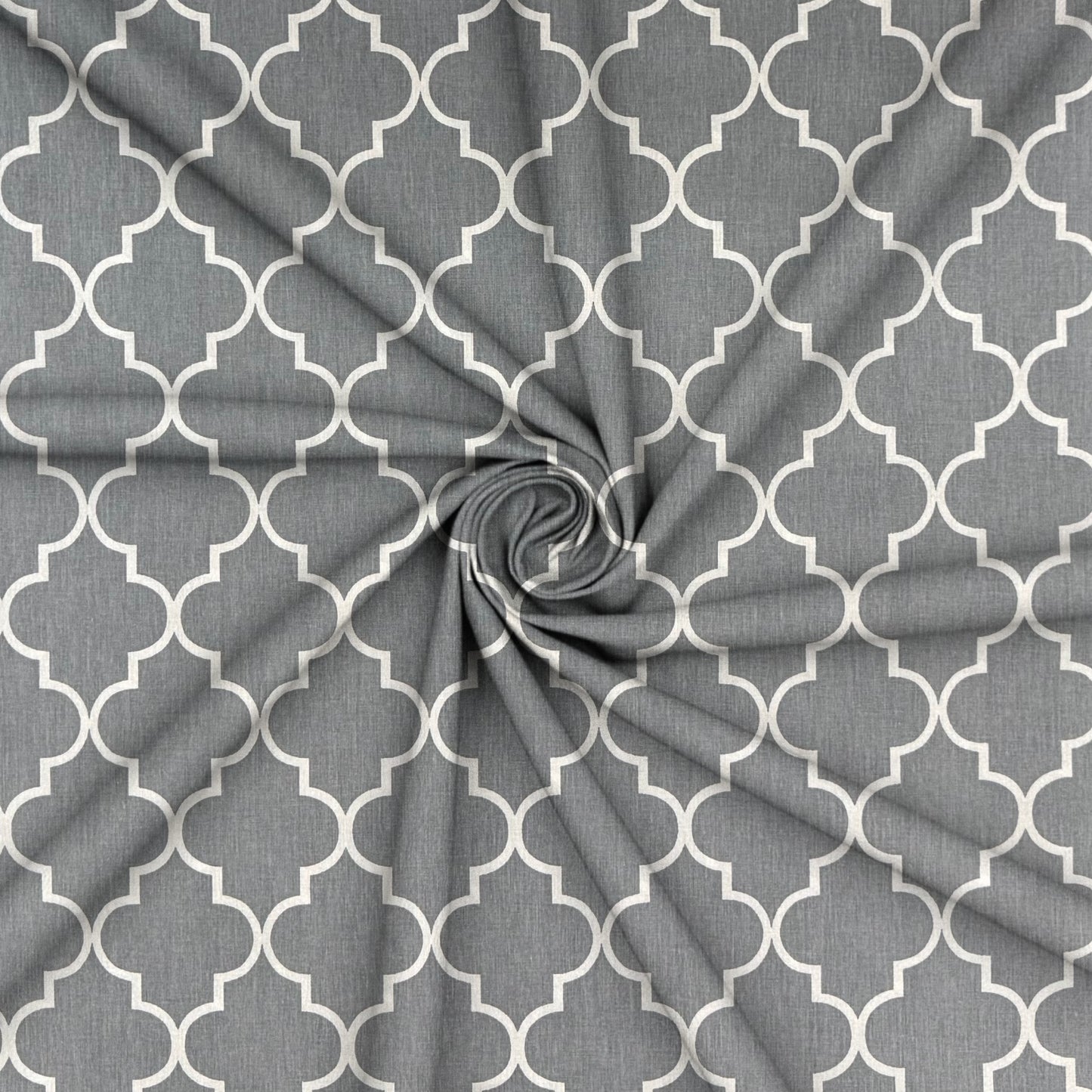 Sheeting 100% Cotton Percale 240cm Lattice Grey - Ragland Fabrics