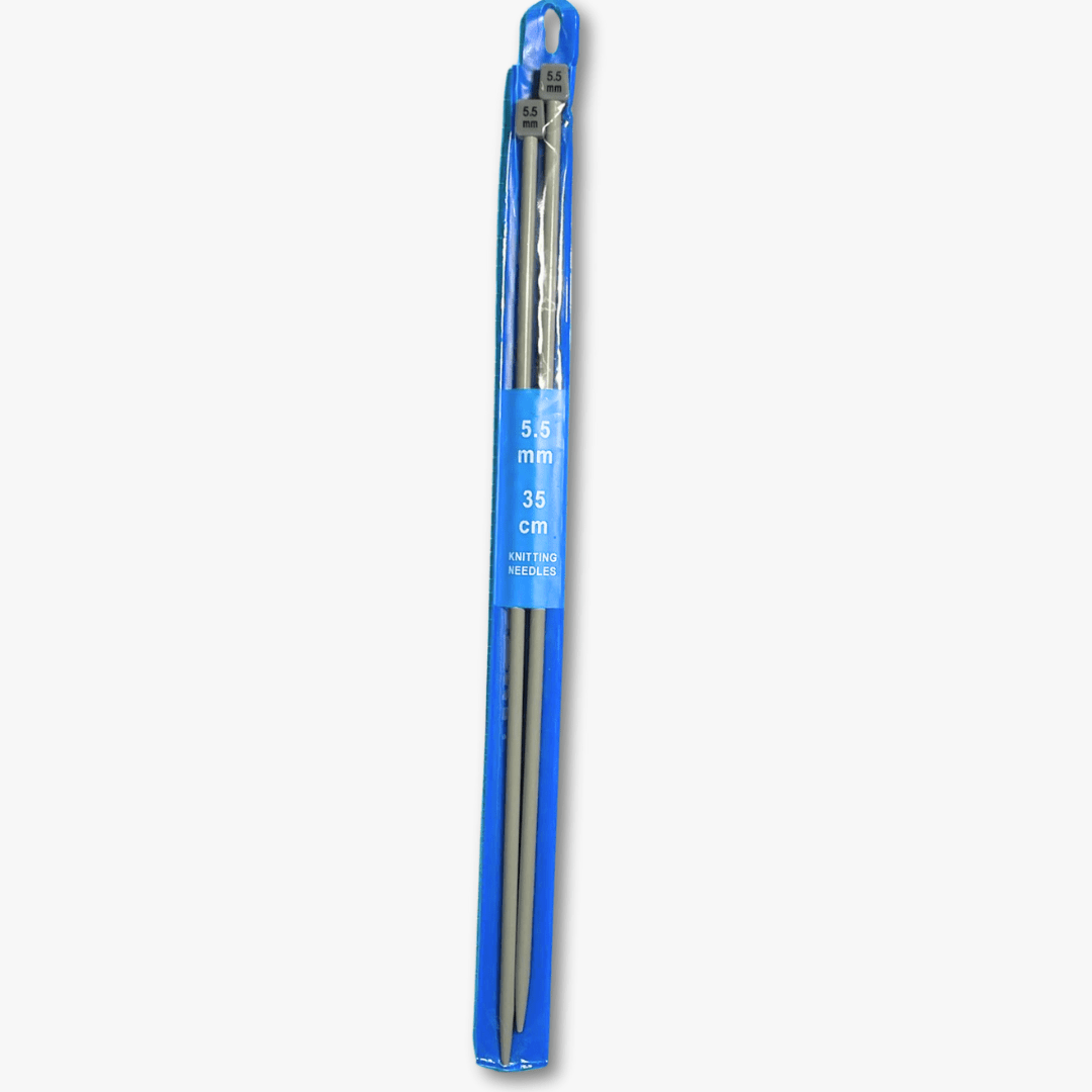 Knitting Needle Aluminium 5.50mm/35cm - Ragland Fabrics