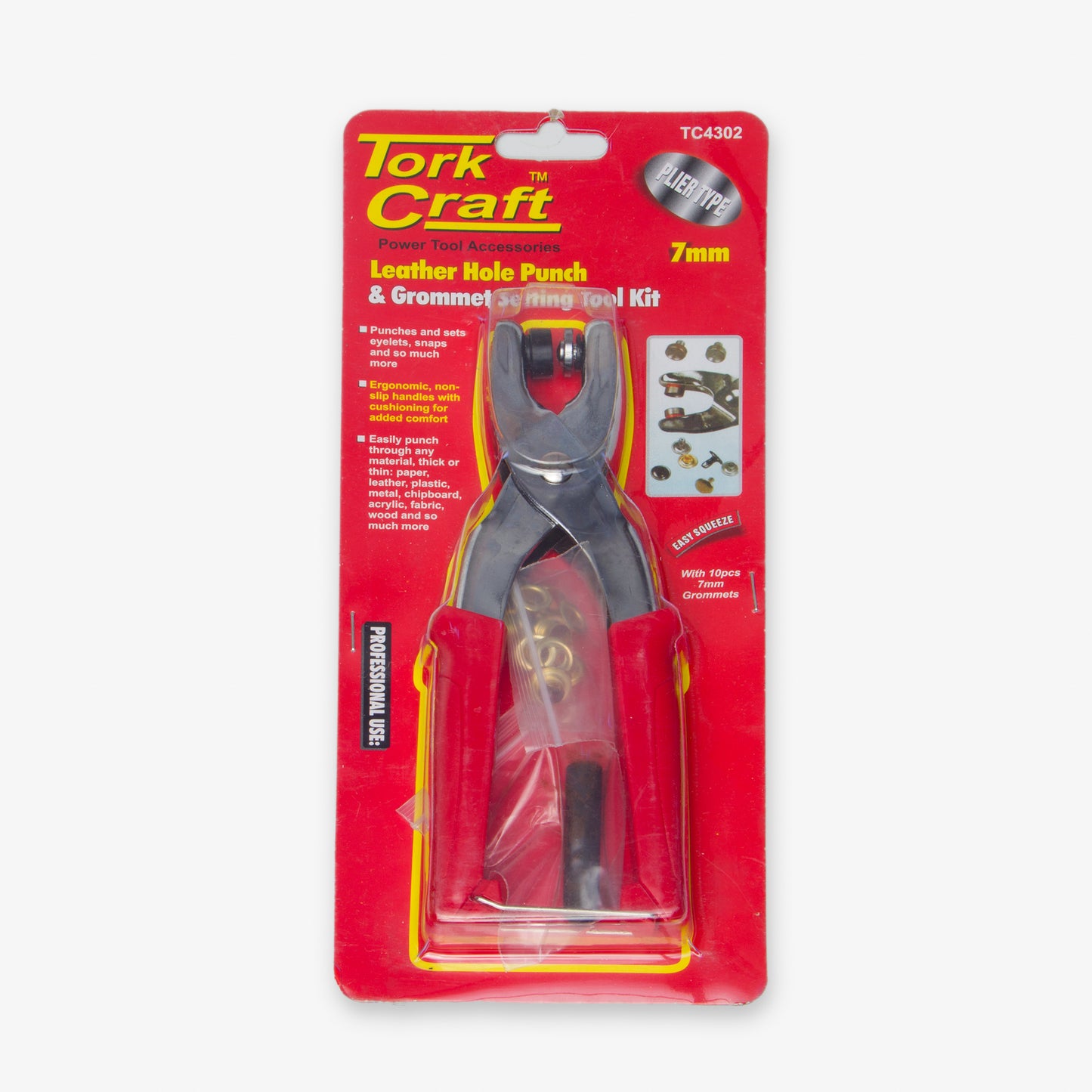 Leather Hole Punch & Grommet Tool Kit 7mm - Ragland Fabrics