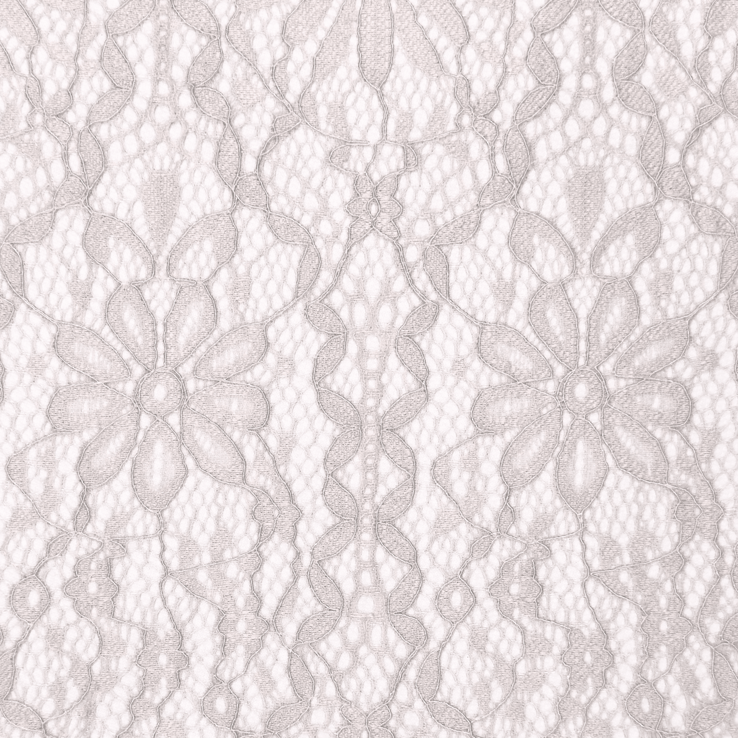 Lace Fabric Grey Flower - Discontinued - Ragland Fabrics