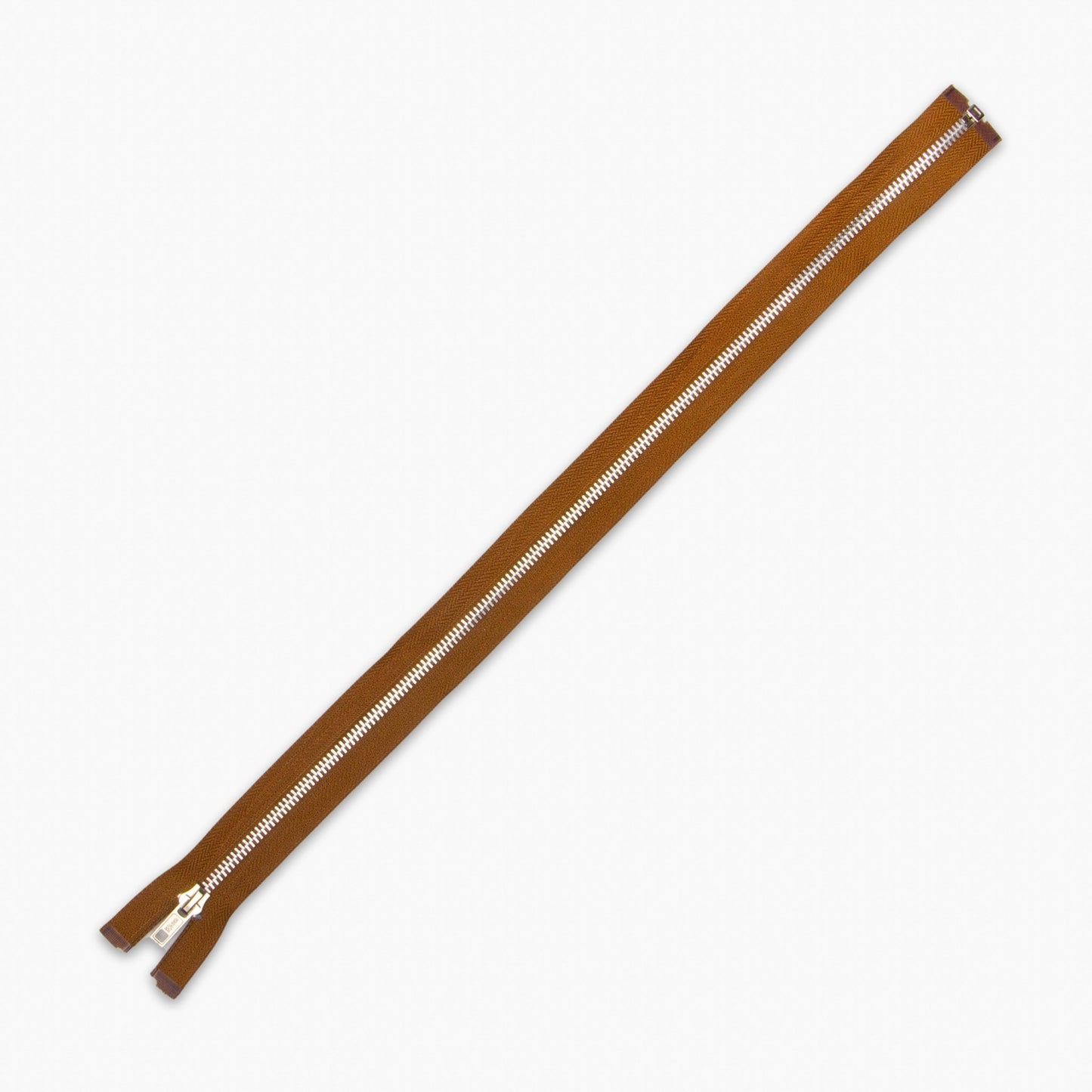 Metal Zips Brown Open End (4 Sizes) - Ragland Fabrics