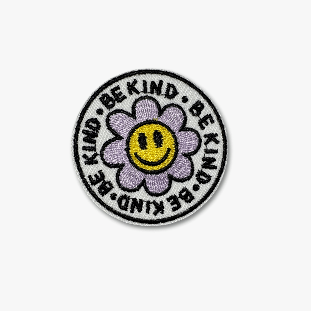 Motif Iron On Badge - KIND TO YOUR MIND - Ragland Fabrics