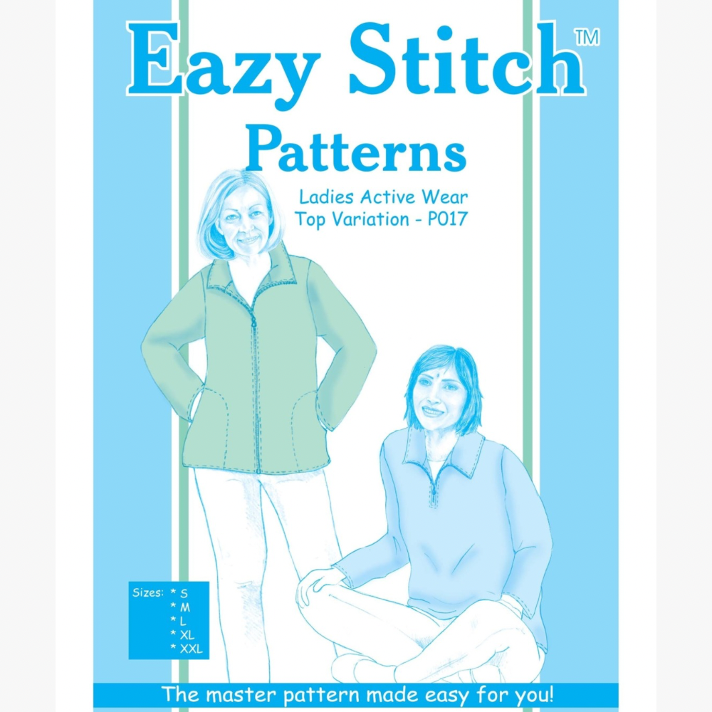 Eazy Stitch Patterns | Ladies Active Wear Top Variation